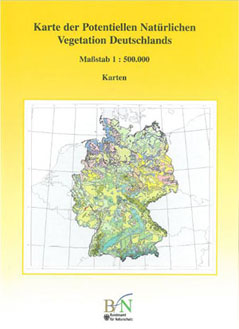 Karte der Potentiellen Natürlichen Vegetation Deutschlands BfN Publikation